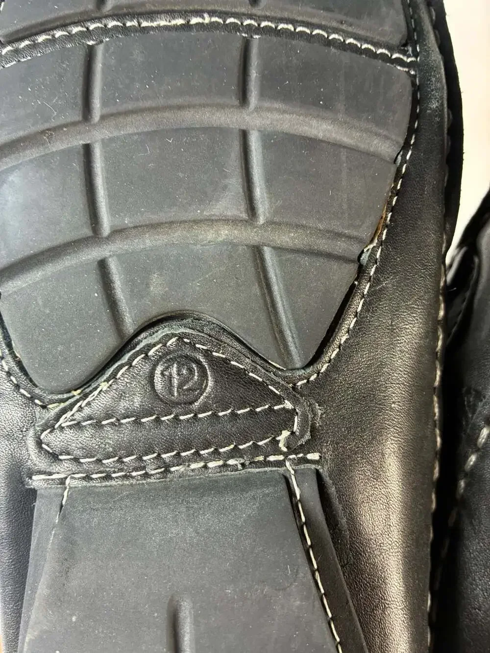 Franco Fortini Men's Black Leather Moccasin Loafers